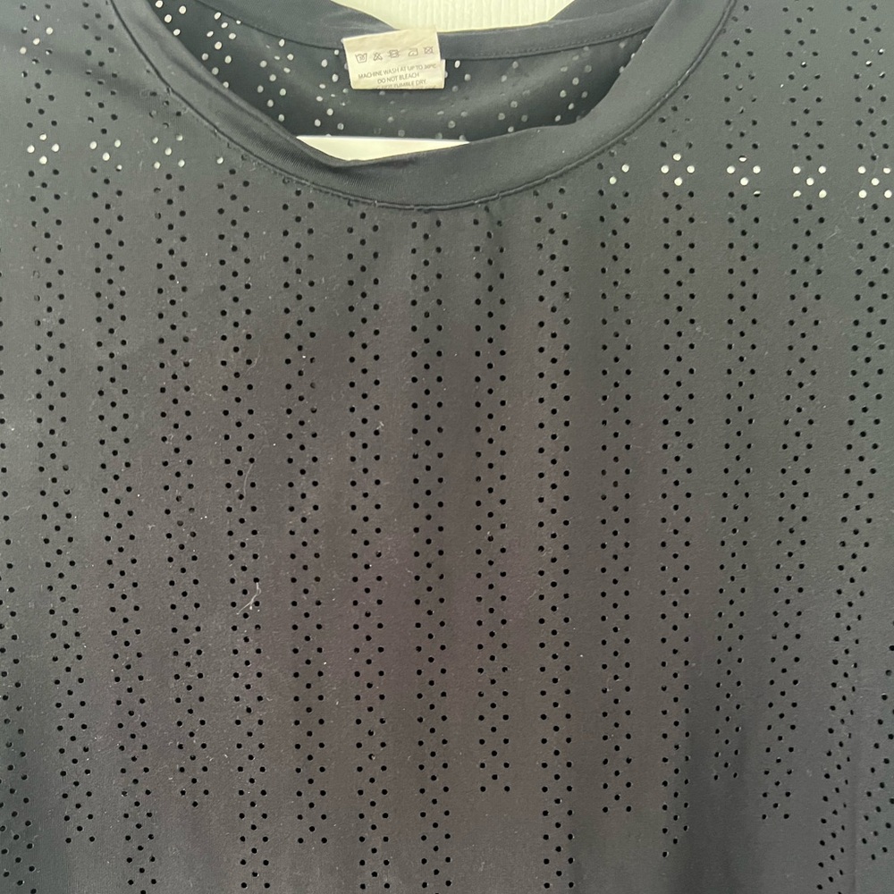 Zyia 🌙 BLACK Chillcicle‎ long crop long sleeve T-RC - Picture 2 of 6